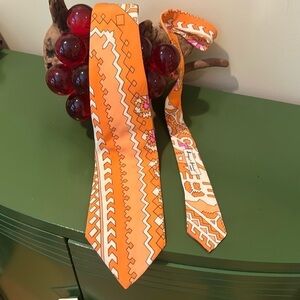 Jacques Leonard 🎈sale🎈Vintage silk tie Paris France 🇫🇷